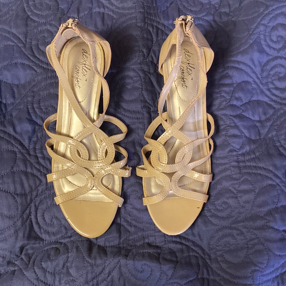 Nude sandals